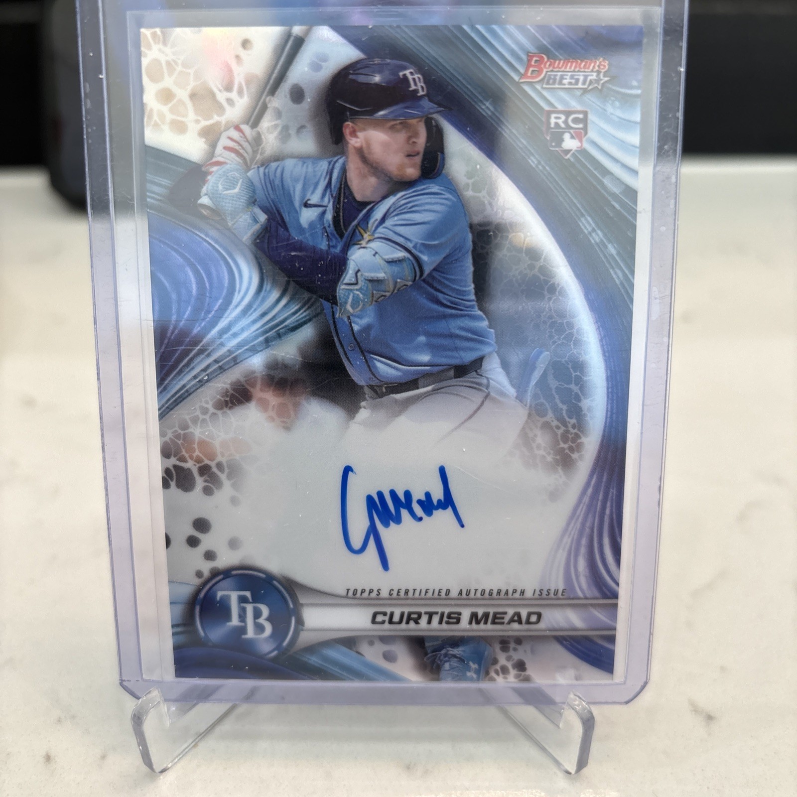 2024 Bowman's Best of Refractor Curtis Mead #B24-CM Rookie Auto RC