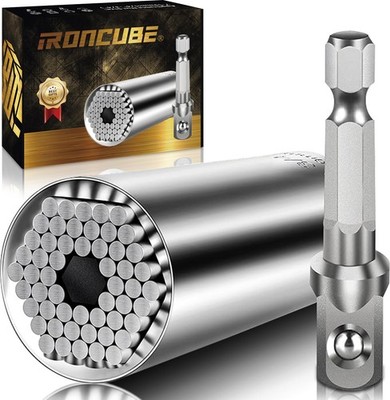 Stocking Stuffers Super Universal Socket, Tools Gifts for Men with Power Dril...