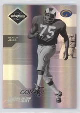 2005 Leaf Limited Spotlight Silver 49/50 Deacon Jones #108 HOF 0o9