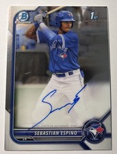 2022 Bowman Chrome - Prospect Autographs Sebastian Espino #CPA-SE (AU, RC)