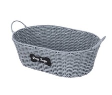 dog toy basket Wicker Baskets for Organizing dog toy box with Handle pet toy ...