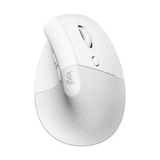 Logitech Lift Vertical Ergonomic Mouse Wireless Bluetooth USB Off White