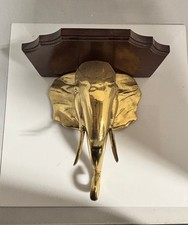 Hollywood Regency - Vintage Brass Elephant Wa...