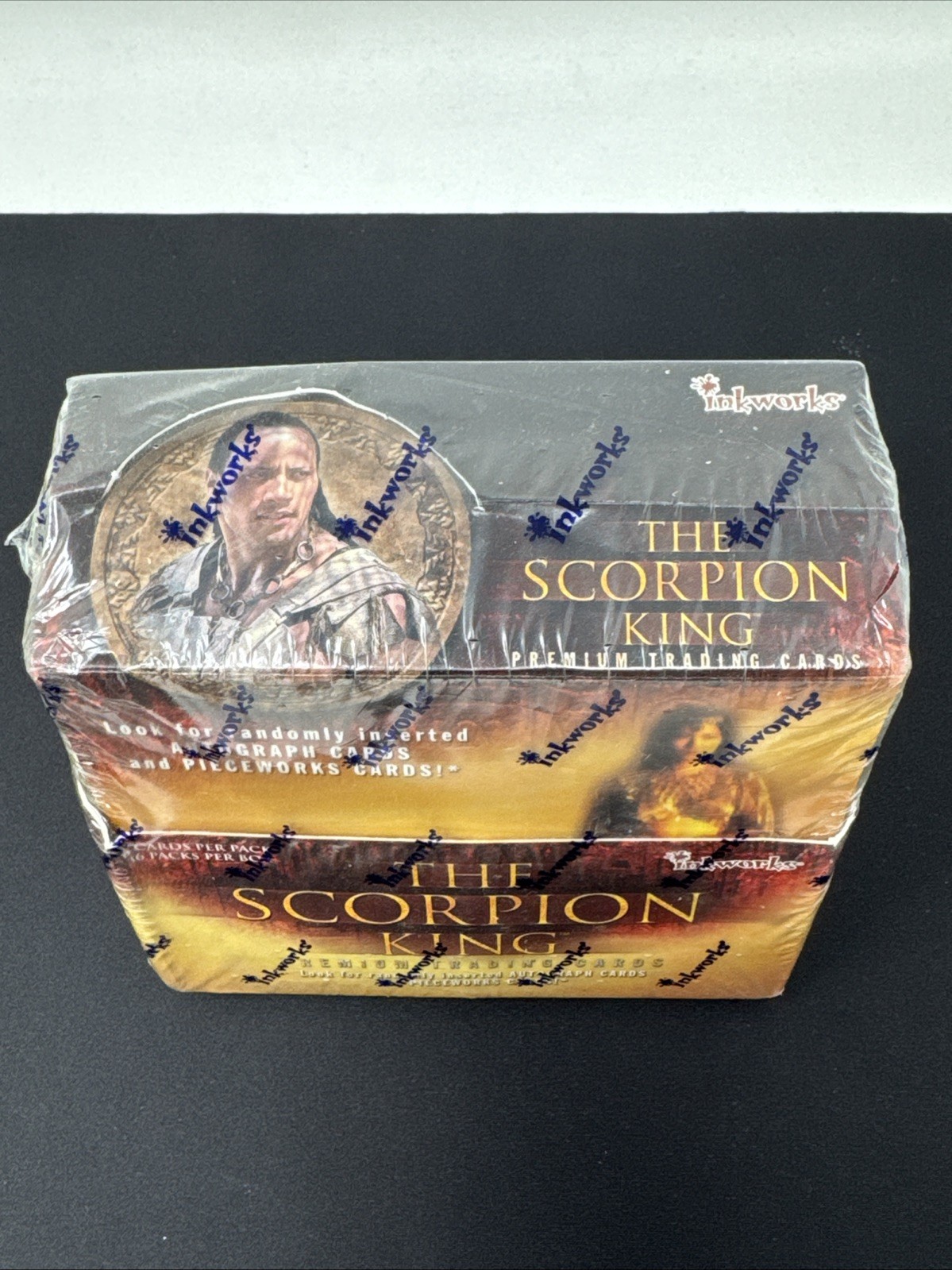 Scorpion King Inkworks 2002 36 Pack Trading Card Box Sealed  WWE THE ROCK AUTO?!