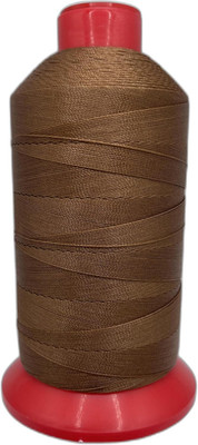 Bonded Nylon Sewing Thread V-69 T70 1500yds for Outdoor, Upholstery (Brown)