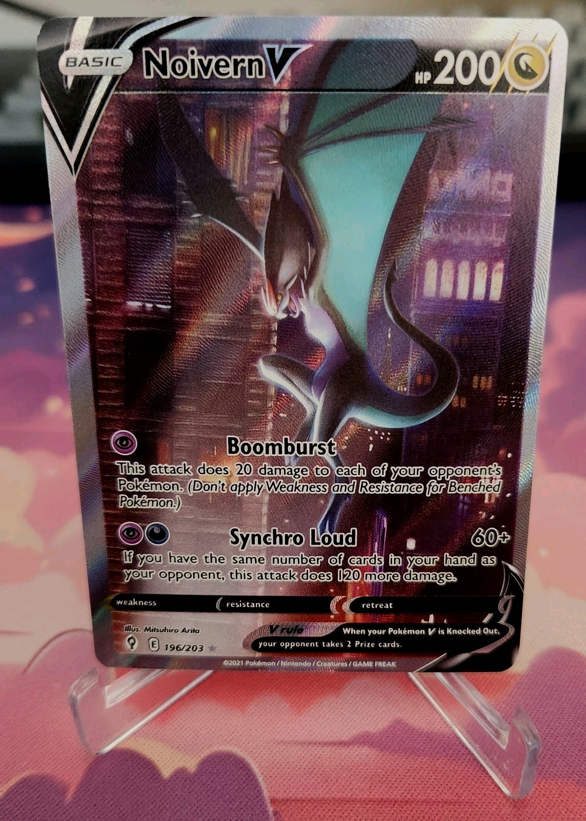 Noivern V 2021 Sword & Shield: Evolving Skies #196/203 Holo (Alternate Full Art) Price Guide - Sports Card Investor Noivern V 2021 Sword & Shield: Evolving Skies #196/203 Holo (Alternate Full Art) Price Guide - Sports Card Investor