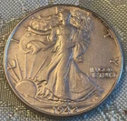 1942 Walking Liberty Half Dollar BU/AU NICE SKIRTLINES Grandpa’s Coin Collection