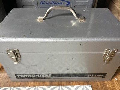 PORTER CABLE PORTA PLANE MODEL 126 HEAVY DUTY PLANER TESTED with case