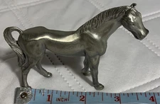 2-Piece Set Of 1970’s Radcliffe Pewter Horse Figurines