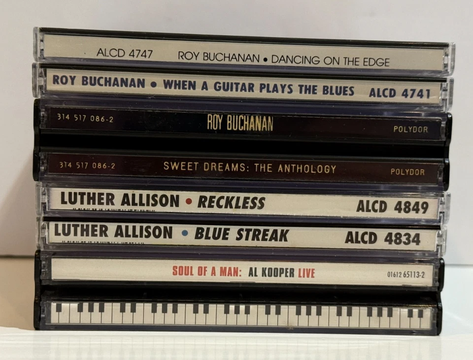 Blues Rock 26 CD Lot Albert Collins BB King Roy Buchanan Luther Allison AlKooper Foto 3 de 4