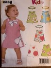 New Look Kids! 6576 Baby A-line Dress Headband  Pattern Sizes NB-L UNCUT — photo 2