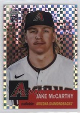 2022 Topps Chrome Platinum Anniversary X-Fractor Jake McCarthy #351 0nr3