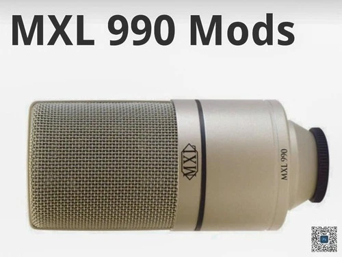 MXL 990 w/microphone-parts mod