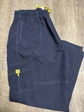 Wonder Wink Medical Scrub Pants Size 2xlp Navy Blue