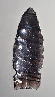 #ad Authentic Modern Reproduction of Pre 1600 Pacific Northwest Obsidian Arrowhead $17.86