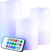 Pajoma - Led 3Er Kerzen Set Mit Fernbedienung
