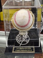 Don Larsen & Yogi Berra Signed Baseball JSA 10/8/56 LTD Edition Of 56!