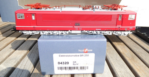 Tillig 04320 TT Elektrolok BR 250 264-9 Stromcontainer DR Epoche 4 mit DSS+ LED | Condition: Gebraucht
