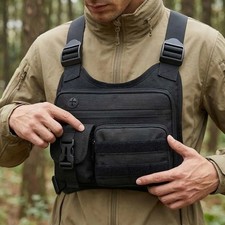 Adjustable Chest Pack Outdoor Sports Chest Bag Men/Women Running Hiking Vest Bag
