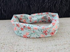 Women Headband Green Floral Print Stretched Sport Head Band Fashion New