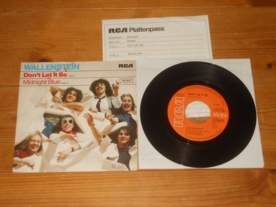 Wallenstein - 7'' Single + PRESSE-INFO - Don't Let It Be - DE 1979 - RCA Victor P