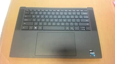 Dell OEM XPS 15 9520 / 9530 Touchpad Palmrest Keyboard Assembly Black