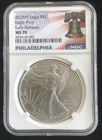 2025 AMERICAN SILVER EAGLE ~EAGLE PRIVY ~NGC MS-70 ~EARLY RELEASES ~PHILADELPHIA