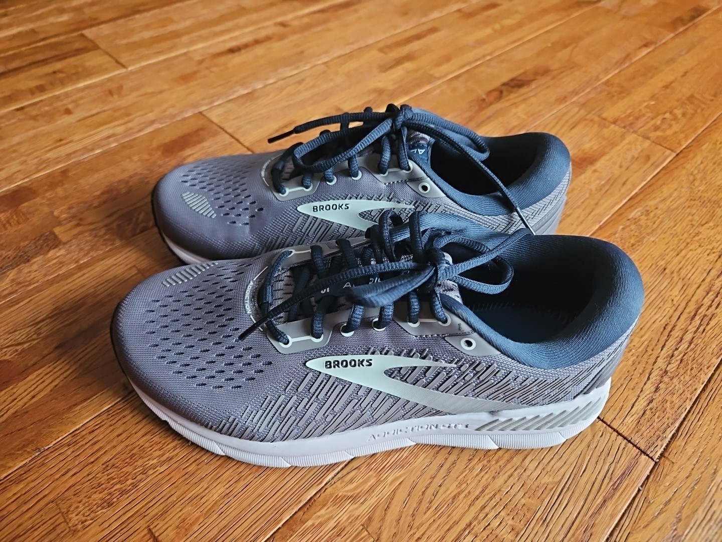 Sz 9.5 Extra Wide Gray Blue Shoes New