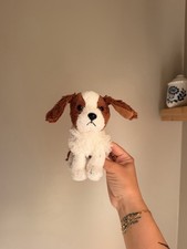 Nintendogs Brown White Puppy Plush Stuffed Animal Nintendo Dog Toy