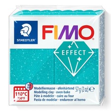 FIMO EffectPain pâte à Modeler 57 g Effet, 8010392 St, Turquoise Galaxie, Sta...