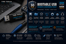 Computer Repair Bootable USB Utility Toolkit For PC Diagnostics Maintenance