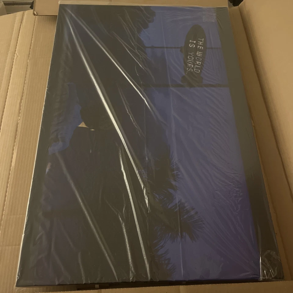 Arte de pared en lienzo Scarface the World Is Yours 24x36 Foto 4 de 4