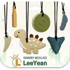 Chew Necklaces for Sensory Kids, Chewy Necklace Sensory Toys for Autism, ADHD, S