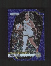 2024 Panini Prizm WNBA #72 Dana Evans Blue Velocity Prizms