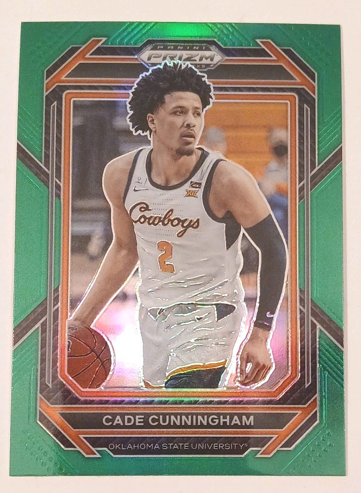2023-24 Panini Prizm Draft Picks - Green Prizm #65 Cade Cunningham
