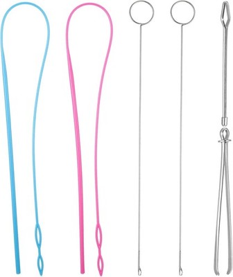 WILLBOND 6 Pcs Flexible Drawstring Threader Tool Sewing Loop Kit, Loop... 