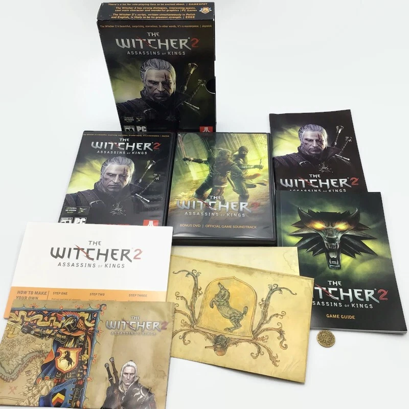 The Witcher 2: Assassins Of Kings - Édition Collector PC, 100% Complet, Boîte & Manuel, Très Bon état