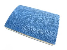 Genuine Polished Stingray Skin Magnetic Metal Business Card Holder Case (Ultr...