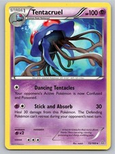 2015 POKEMON PRIMAL CLASH TENTACRUEL 72/160 R LP A99294 FREE S&H
