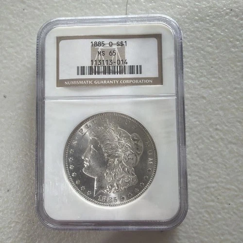 1885-O Morgan Dollar NGC MS65