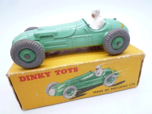 VINTAGE DINKY TOYS 235 HWM GP RACING CAR IN ORIGINAL BOX 1954