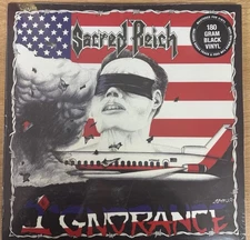 SACRED REICH - Ignorance - Blue VINYL LP 2021 Metal Blade BRAND NEW! BU:1