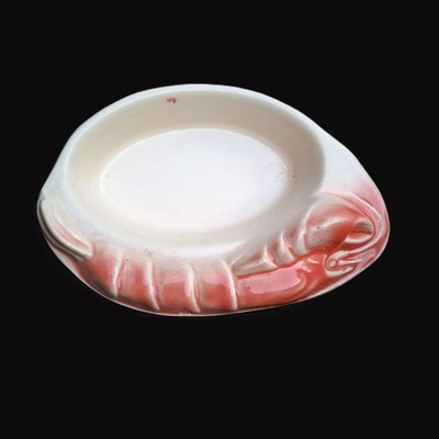 4 Ramekins Souffléformen Keramik Krabben Charles Amand alt appetitlich 16x10x6