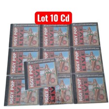 Lot 10 CD Iggy Pop Greatest Hits Live Rare Collection Rock Neufs