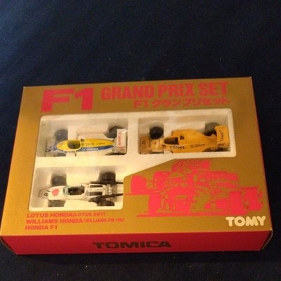 TOMICA F1 GRAND PRIX SET LOTUS HONDA WILLIAMS Racing Mini Car 1987