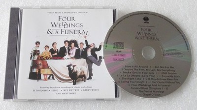 Four Weddings & A Funeral CD Soundtrack 516 751-2 [1994] **Near Mint Disc**