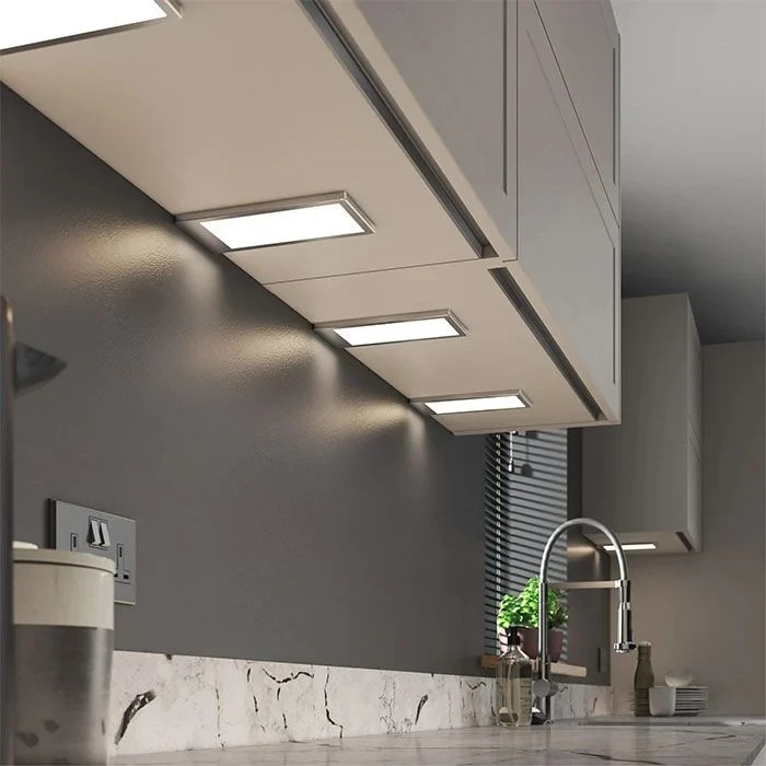 Sensio SE11590W0 Neo Warm White Stainless Steel Under Cabinet Spot Lighting