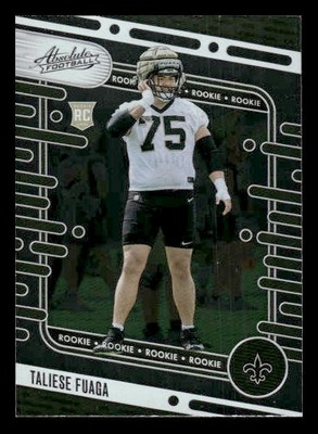 2024 Panini Absolute #114 Taliese Fuaga Rookie New Orleans Saints