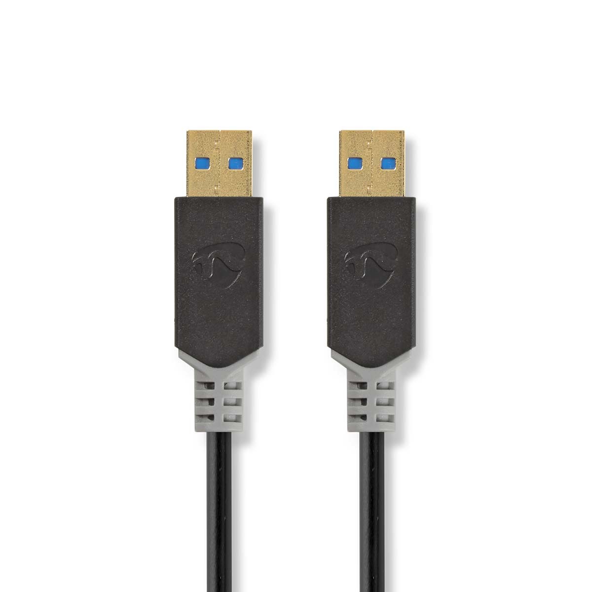 Câble USB 3.2 Gen 1 mâle mâle de 2 mètres pour transfert 5 Gbps