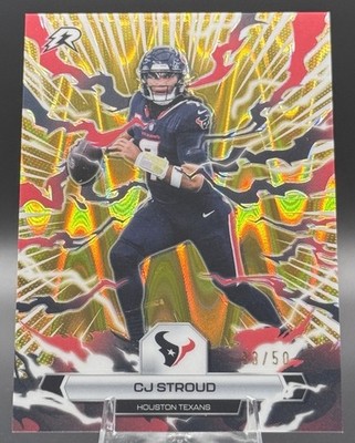 2026 Topps Resurgence C.J. Stroud Gold Power Surge /50 #38 Texans